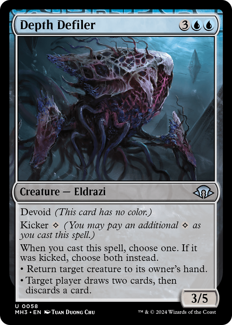 Depth Defiler (MH3-058) - Modern Horizons 3: (devoid)