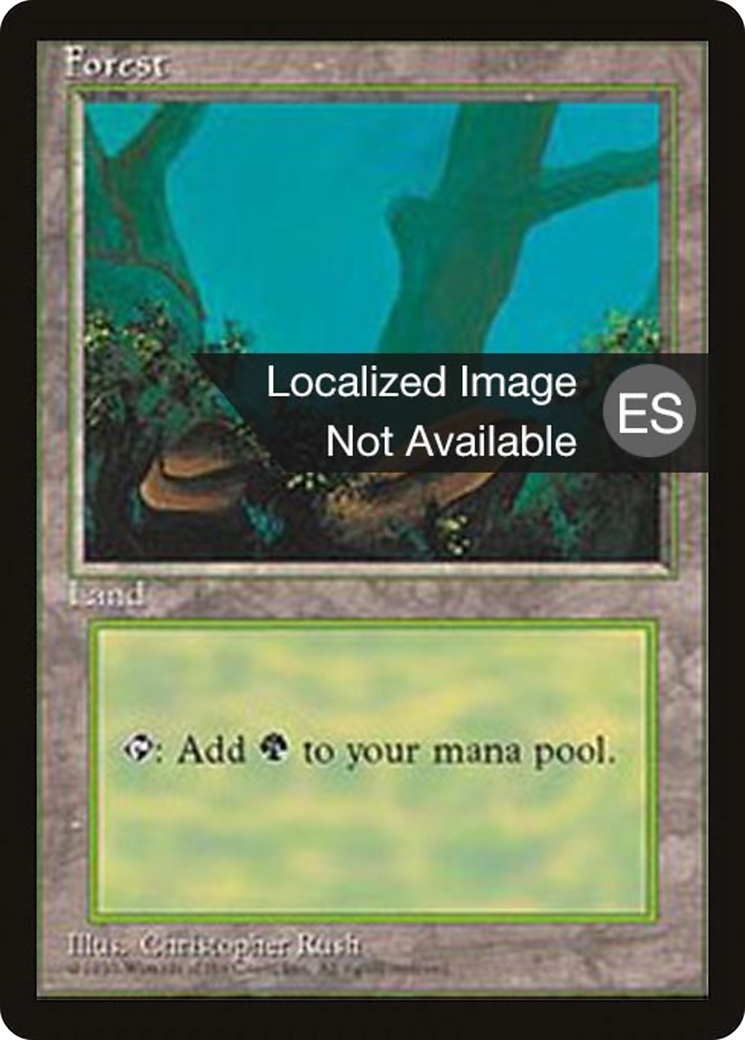 Forest (4BB-177) - Fourth Edition Foreign Black Border