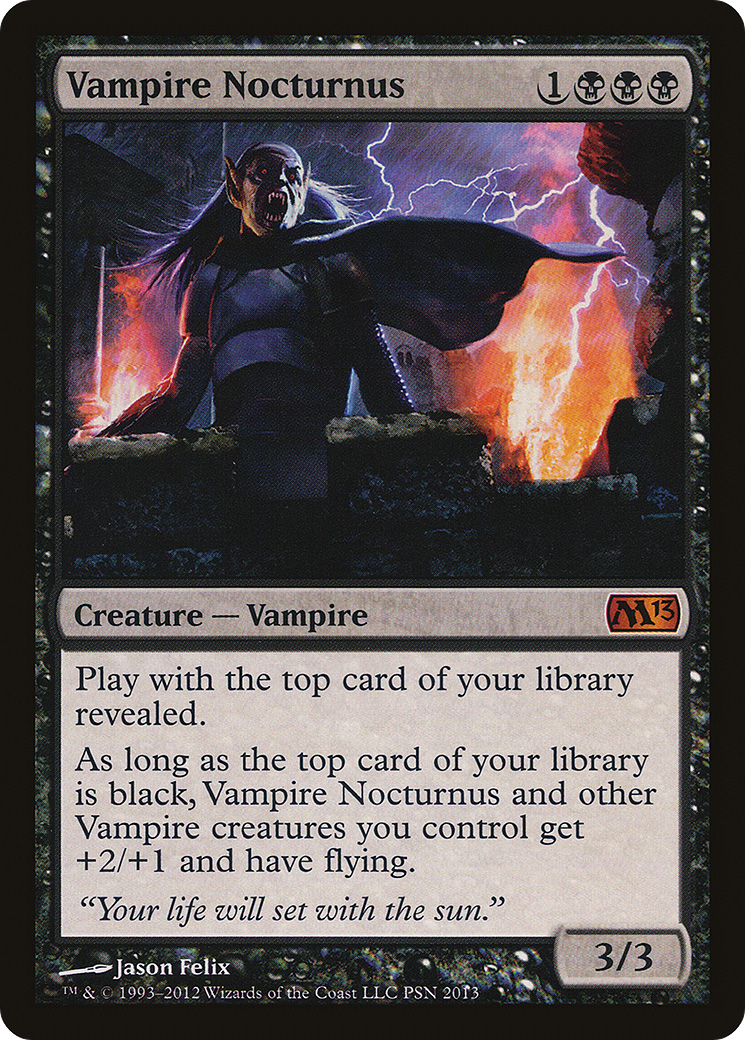 Vampire Nocturnus (MEDIA-003) - Duels of the Planeswalkers 2013 Promos