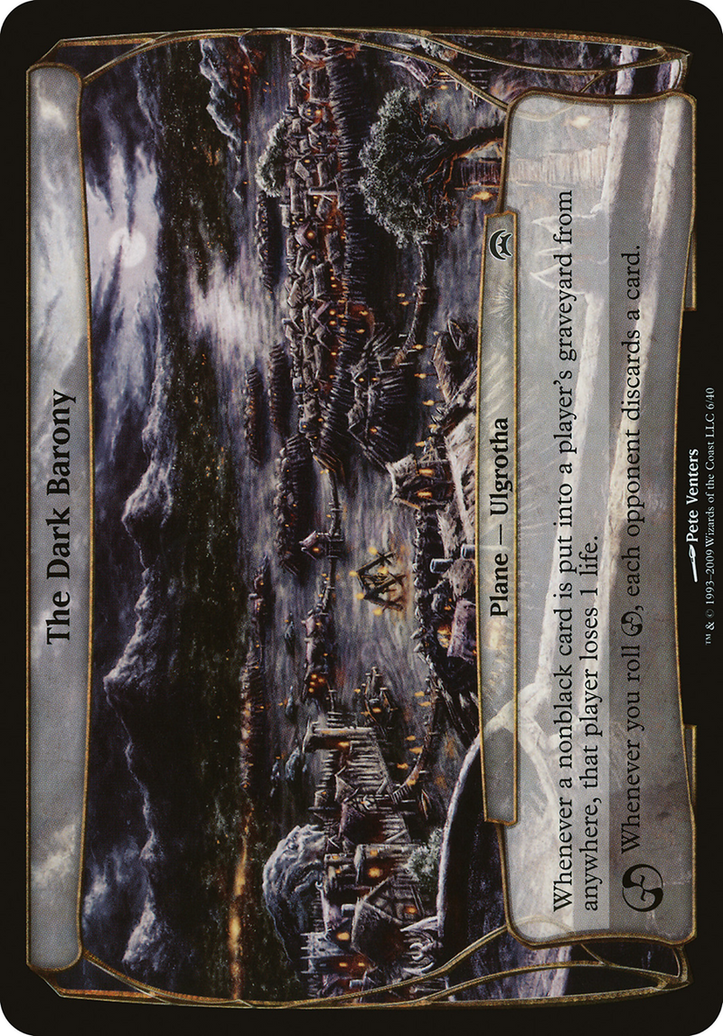 The Dark Barony (OVER-006) - Planechase Planes