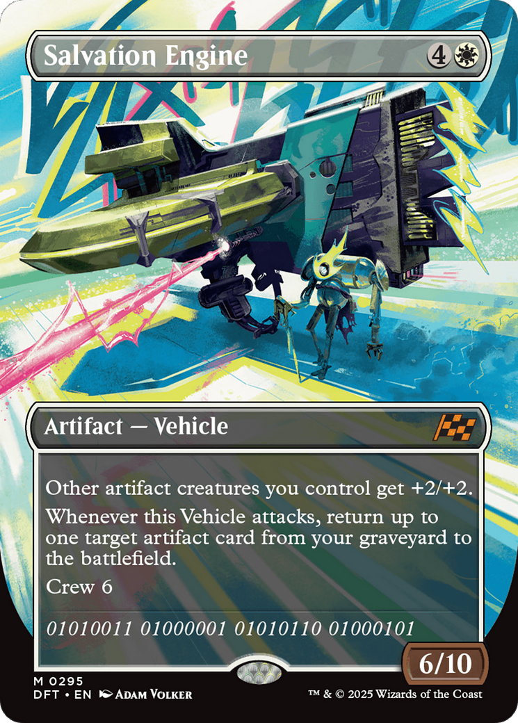 Salvation Engine (DFT-295) - Aetherdrift (Borderless) Foil