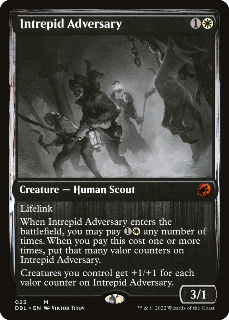 Intrepid Adversary (DBL-025) - Innistrad: Double Feature Foil