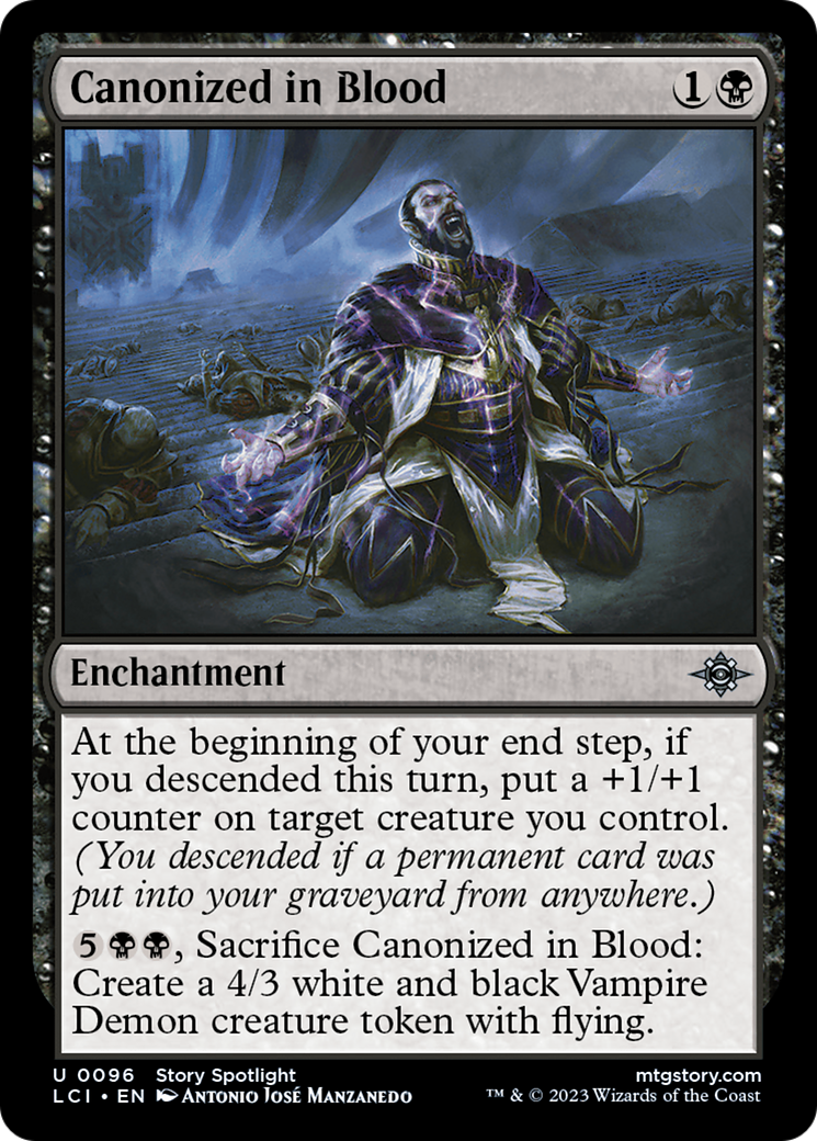 Canonized in Blood (LCI-096) - The Lost Caverns of Ixalan Foil
