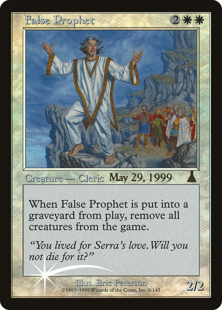 False Prophet (PRE-006) - Urza's Destiny Promos Foil