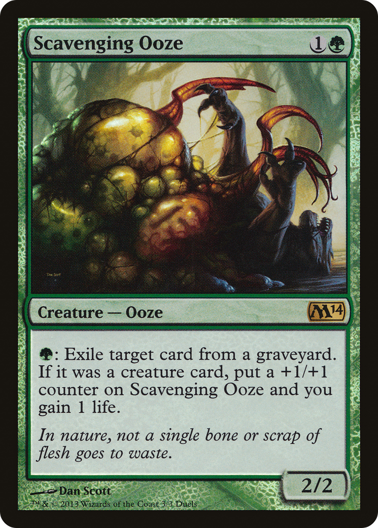 Scavenging Ooze (MEDIA-003) - Duels of the Planeswalkers 2014 Promos Foil