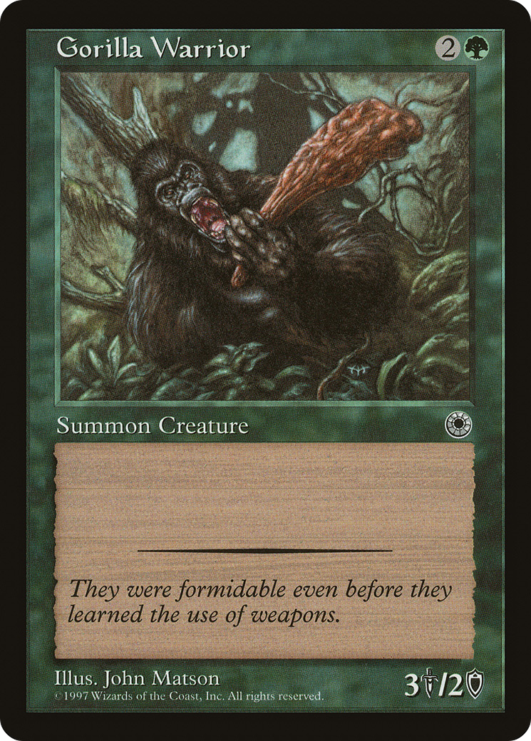 Gorilla Warrior (POR-) - Portal