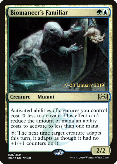 Biomancer's Familiar (PRE-158S) - Ravnica Allegiance Promos Foil