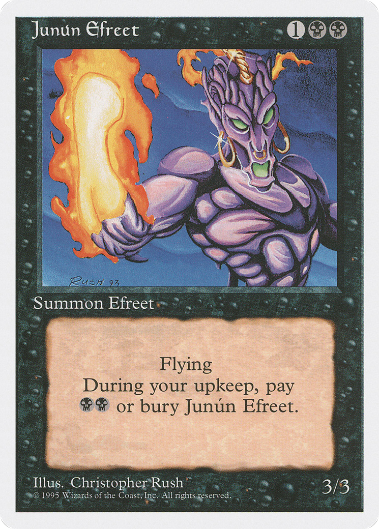 Junún Efreet (4ED-027) - Fourth Edition