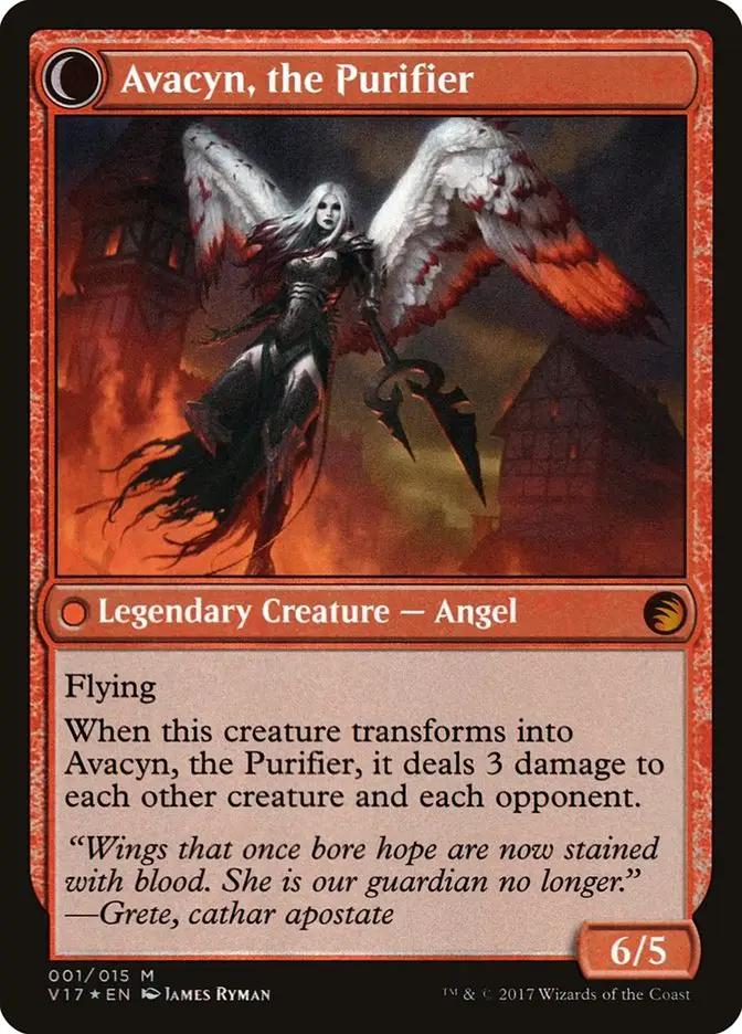 Archangel Avacyn // Avacyn, the Purifier (V17-001) - From the Vault: Transform: (Double Faced Transform) Foil