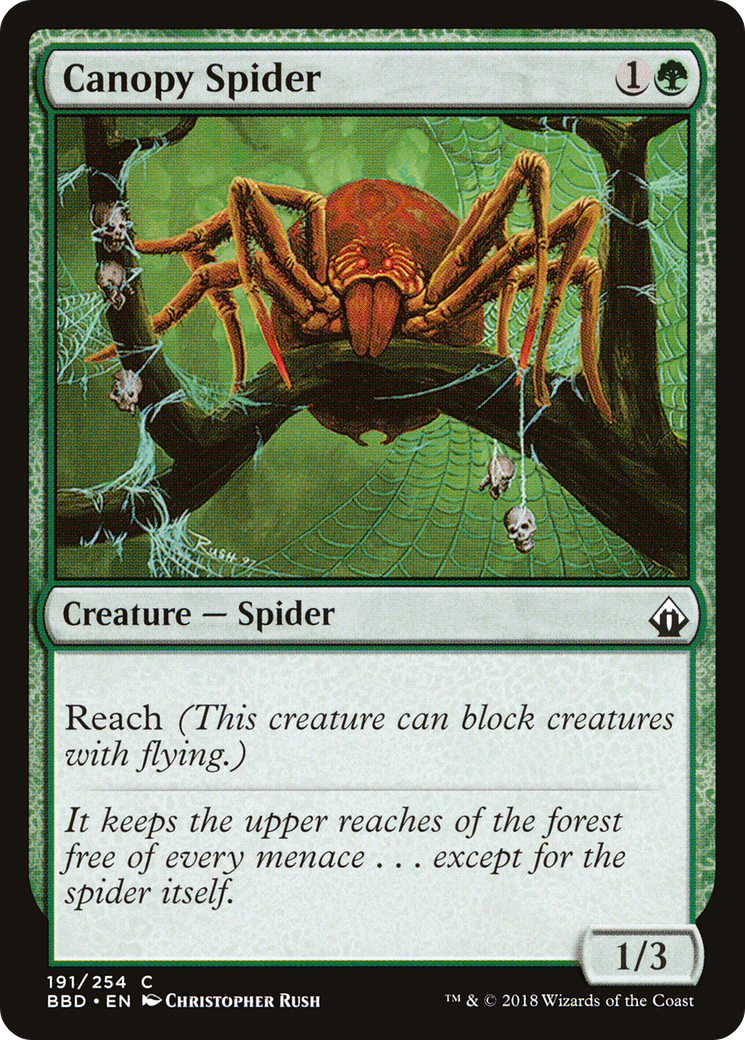 Canopy Spider (BBD-191) - Battlebond Foil