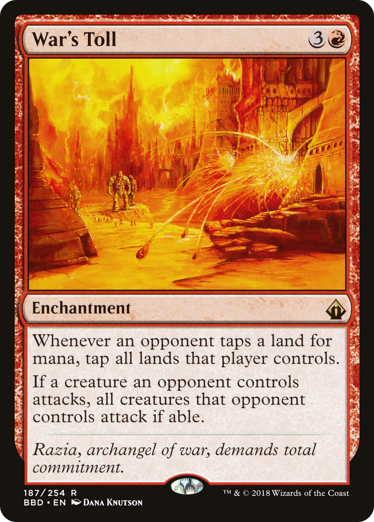 War's Toll (BBD-187) - Battlebond