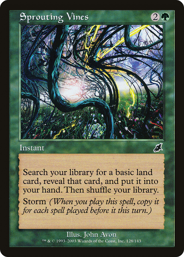 Sprouting Vines (SCG-128) - Scourge Foil