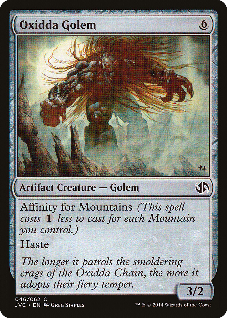 Oxidda Golem (DD3-046) - Duel Decks Anthology: Jace vs. Chandra
