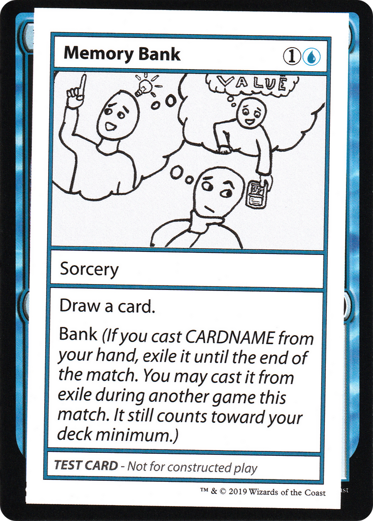 Memory Bank (CMB1-027) - Mystery Booster Playtest Cards 2021