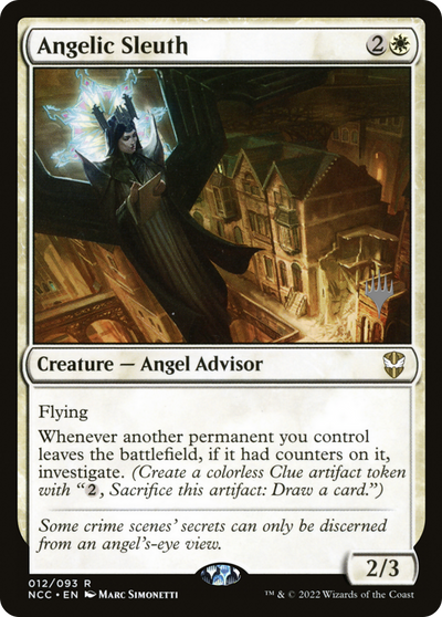 Angelic Sleuth (PPSNC-012) - New Capenna Commander Promos Foil