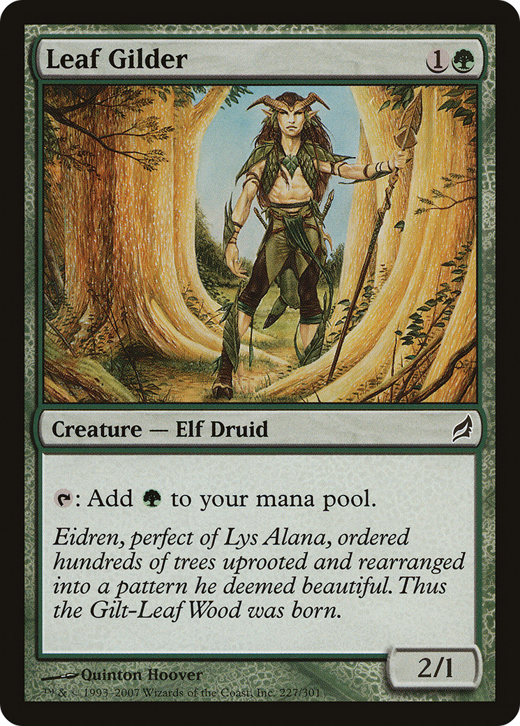 Leaf Gilder (LRW-227) - Lorwyn Foil