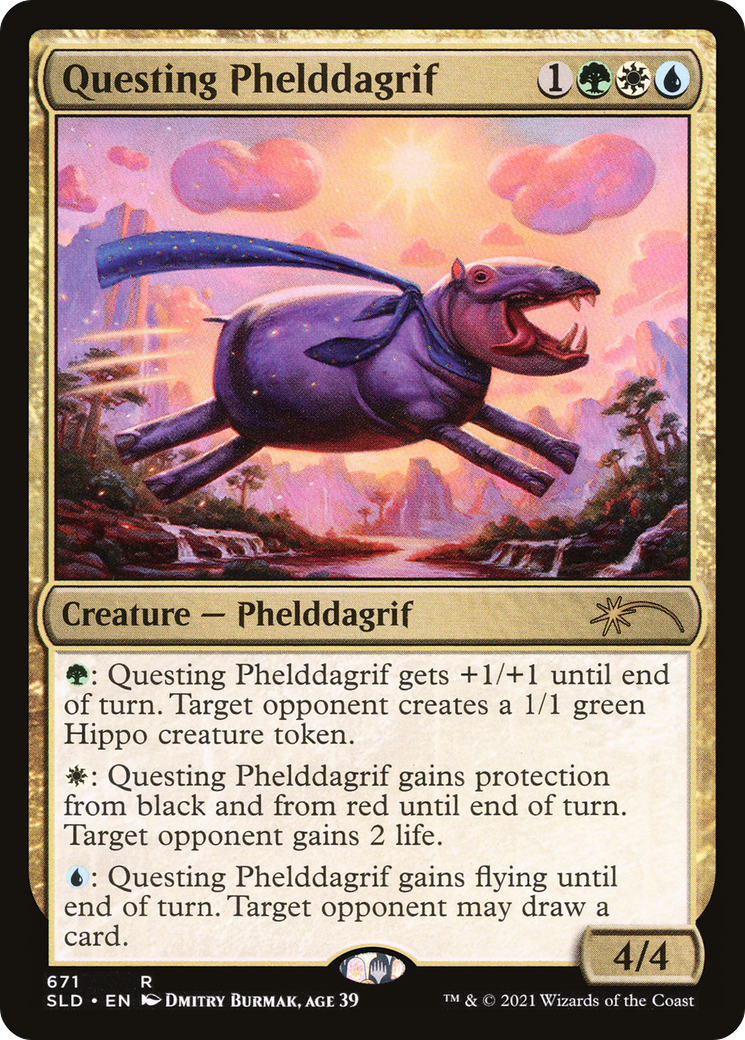 Questing Phelddagrif (SLD-671) - Secret Lair Drop Foil