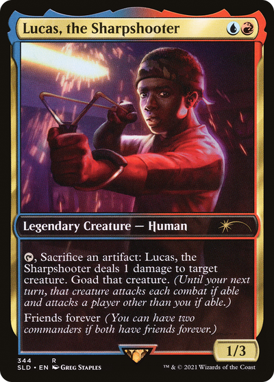 Bjorna, Nightfall Alchemist (SLD-344) - Secret Lair Drop / Lucas, the Sharpshooter