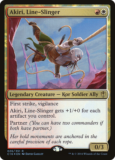 Akiri, Line-Slinger (C16-026) - Commander 2016 Foil