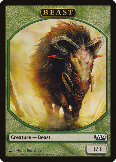 Beast (M12-004) - Magic 2012 Tokens