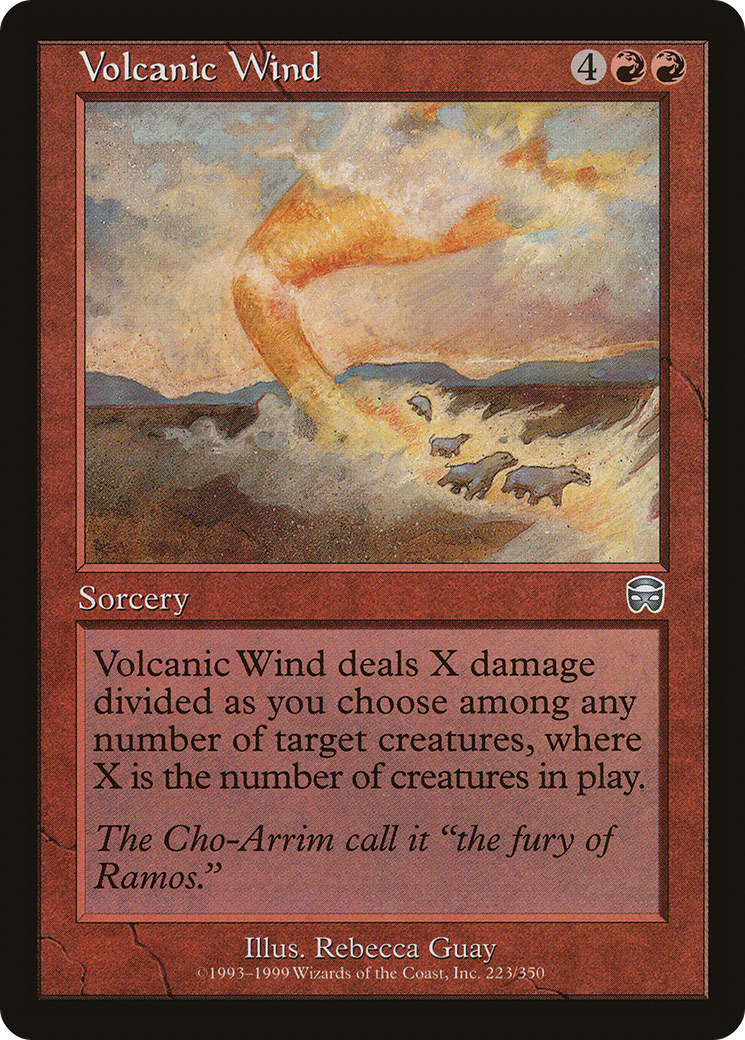 Volcanic Wind (MMQ-223) - Mercadian Masques Foil