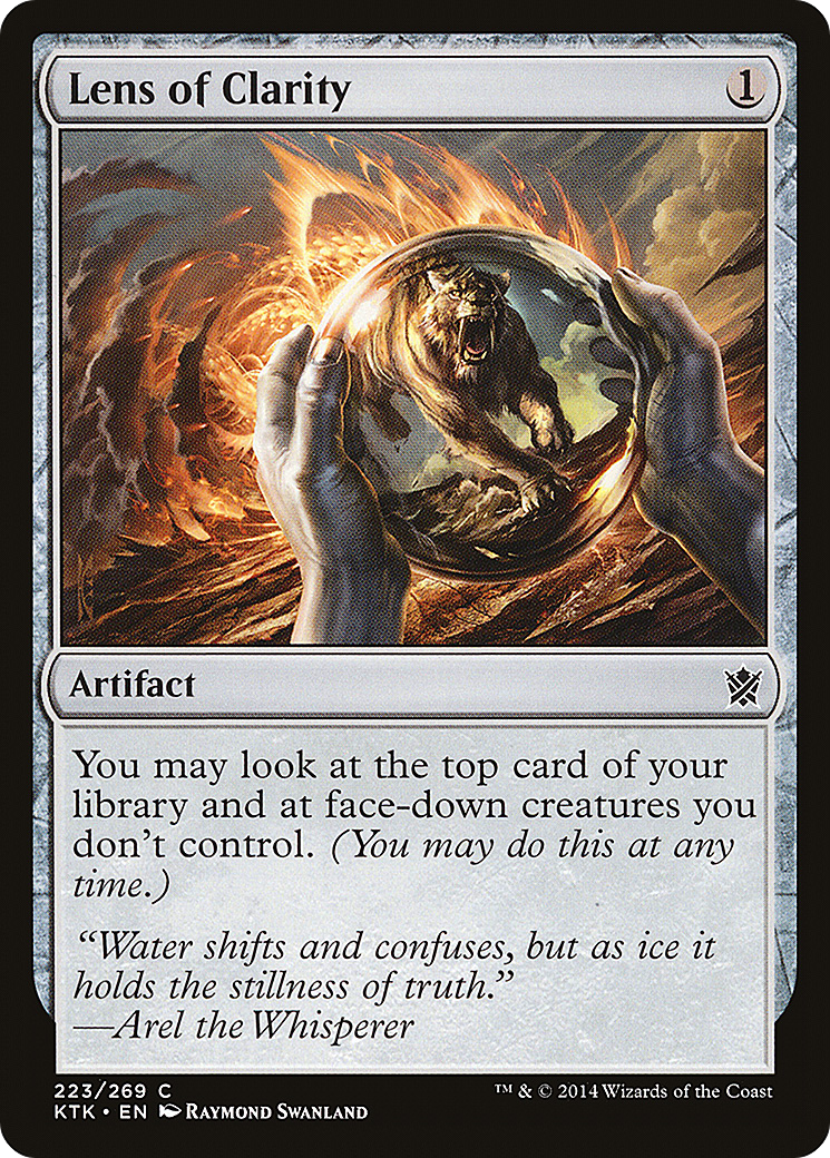 Lens of Clarity (KTK-223) - Khans of Tarkir