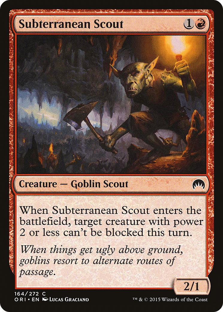 Subterranean Scout (ORI-164) - Magic Origins Foil