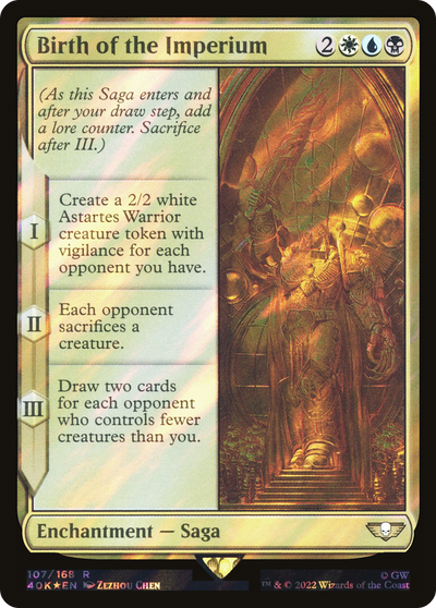 Birth of the Imperium (40K-107★) - Warhammer 40,000 Commander Foil