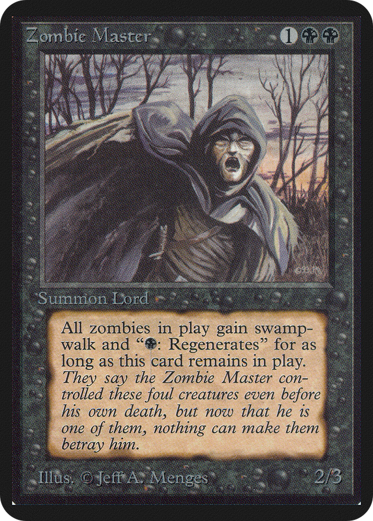 Zombie Master (LEA-) - Limited Edition Alpha