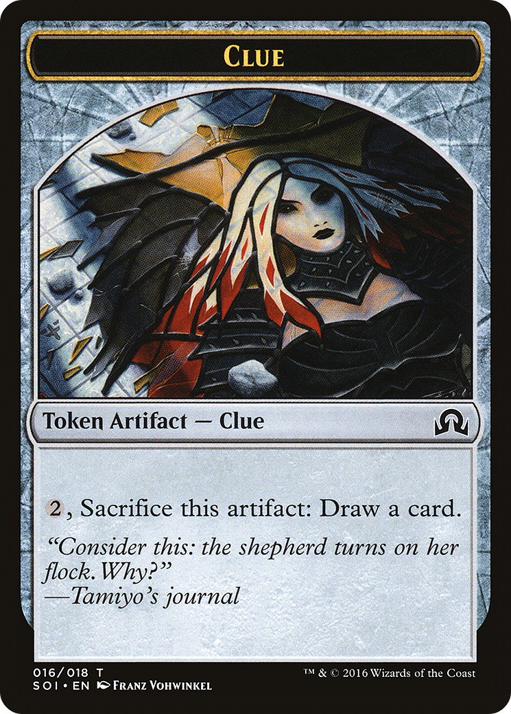 Clue (SOI-016) - Shadows over Innistrad Tokens