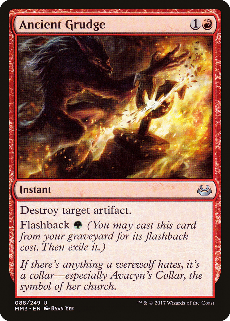 Ancient Grudge (MM3-088) - Modern Masters 2017 Foil