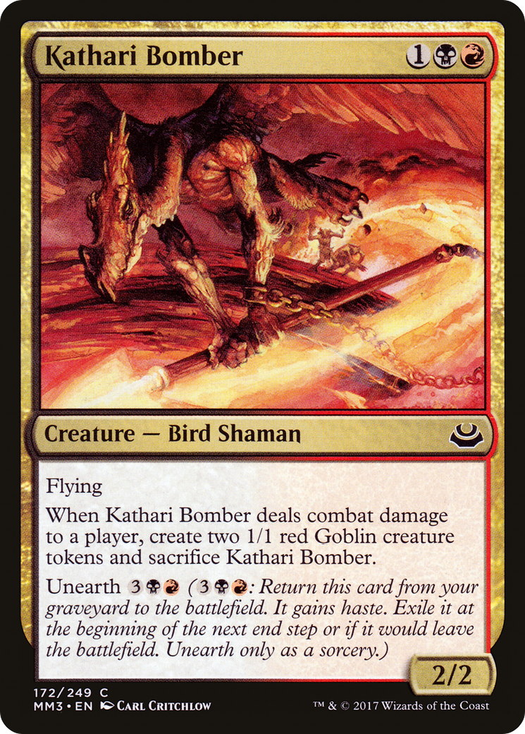 Kathari Bomber (MM3-172) - Modern Masters 2017 Foil