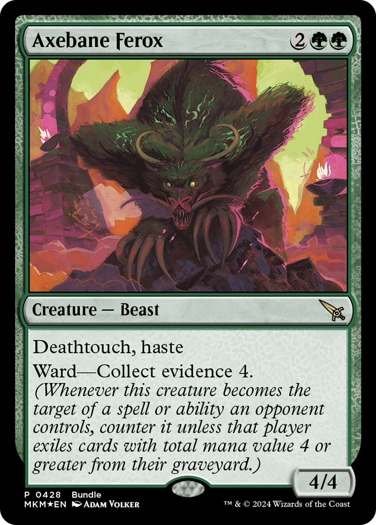 Axebane Ferox (UMP-428) - Murders at Karlov Manor Foil