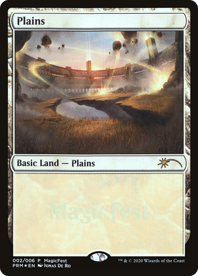 Plains (MFP-002) - MagicFest 2020 Foil