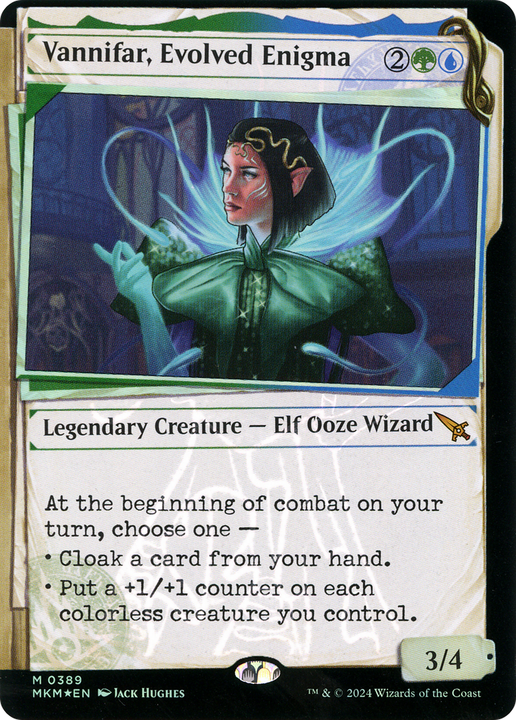 Vannifar, Evolved Enigma (MKM-389) - Murders at Karlov Manor: (Showcase) Foil