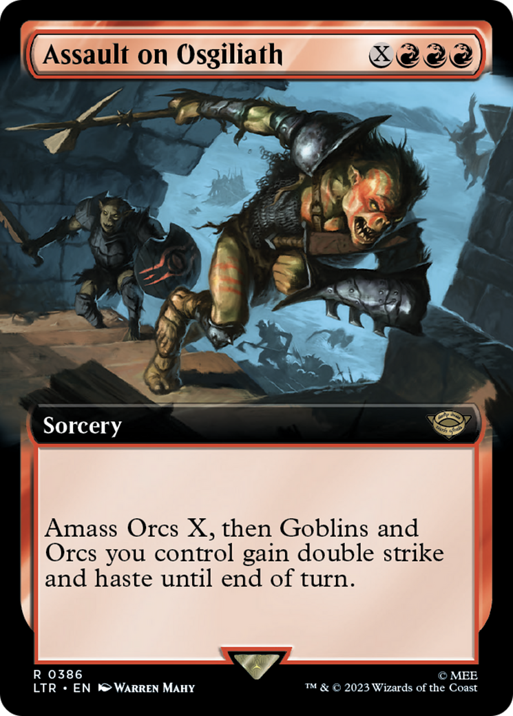 Assault on Osgiliath (LTR-386) - The Lord of the Rings: Tales of Middle-earth: (Extended Art)
