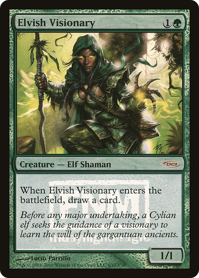 Elvish Visionary (FNM-006) - Friday Night Magic 2010 Foil