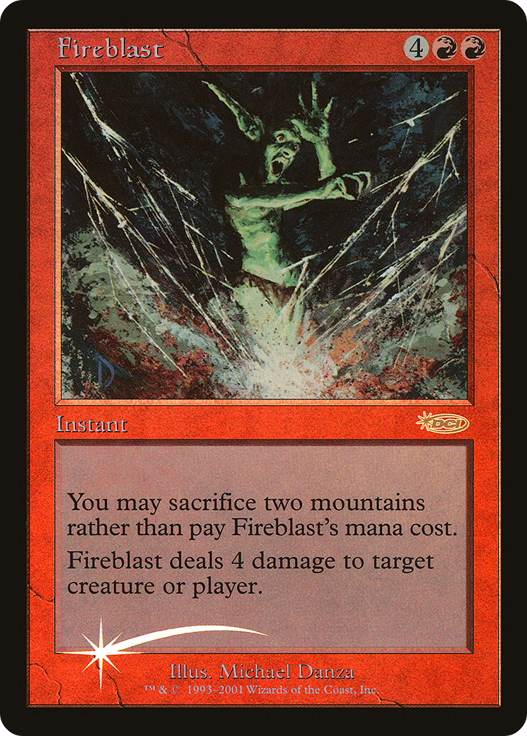 Fireblast (FNM-012) - Friday Night Magic 2001 Foil