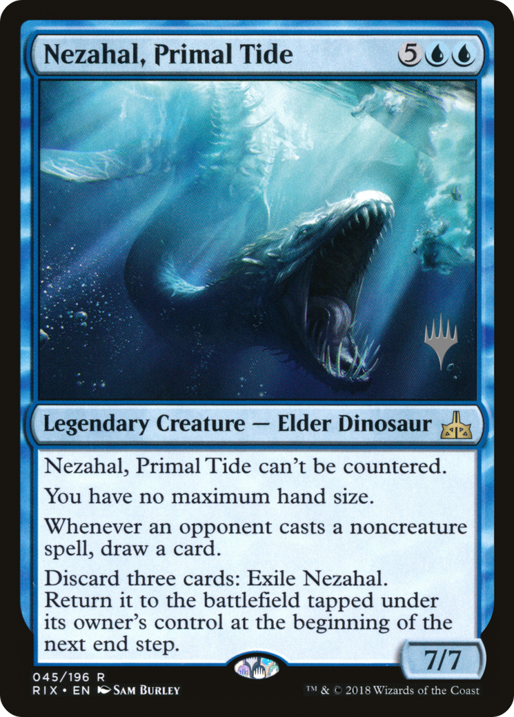 Nezahal, Primal Tide (PPM20-45P) - Rivals of Ixalan Promos