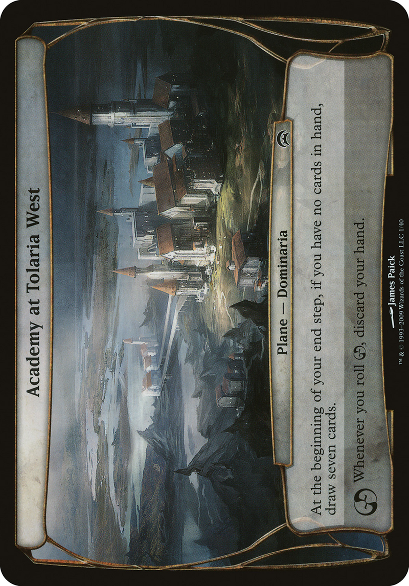 Academy at Tolaria West (OVER-001) - Planechase Planes