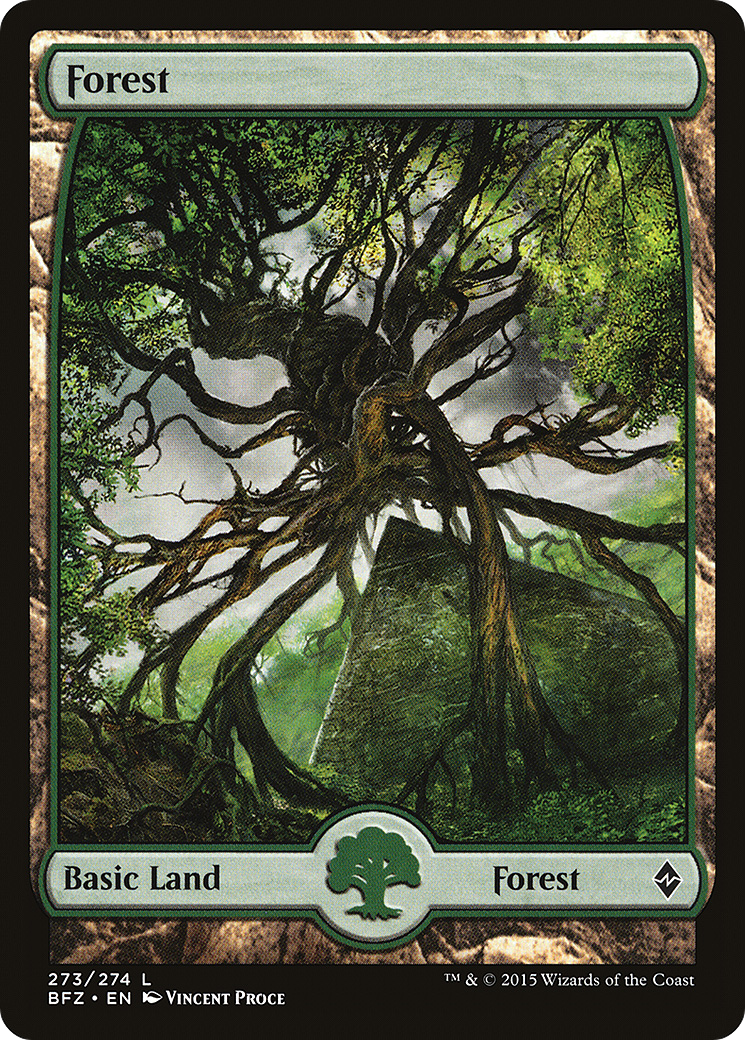 Forest (BFZ-273) - Battle for Zendikar Foil