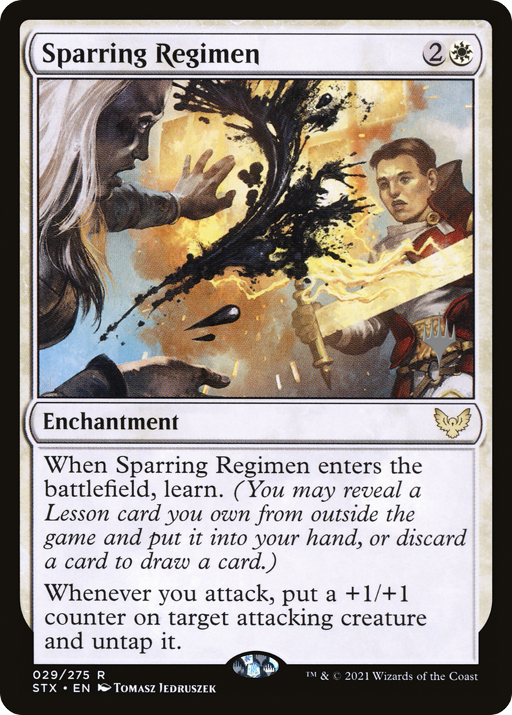Sparring Regimen (PPSTX-29P) - Strixhaven: School of Mages Promos