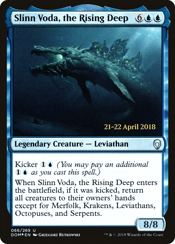 Slinn Voda, the Rising Deep (PRE-66S) - Dominaria Promos Foil