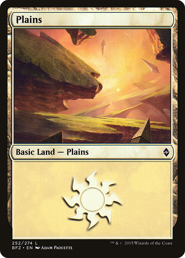 Plains (BFZ-252A) - Battle for Zendikar