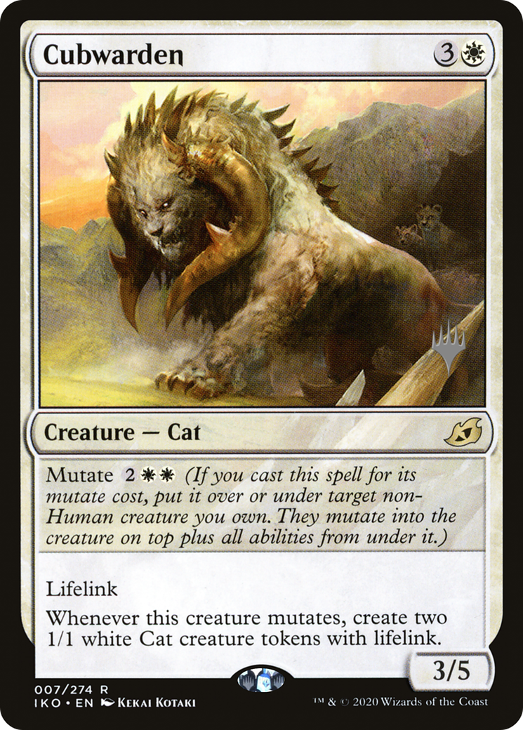 Cubwarden (PPIKO-07P) - Ikoria: Lair of Behemoths Promos Foil