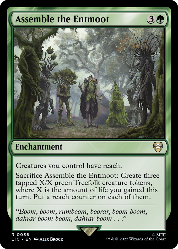 Assemble the Entmoot (LTC-036) - Tales of Middle-earth Commander