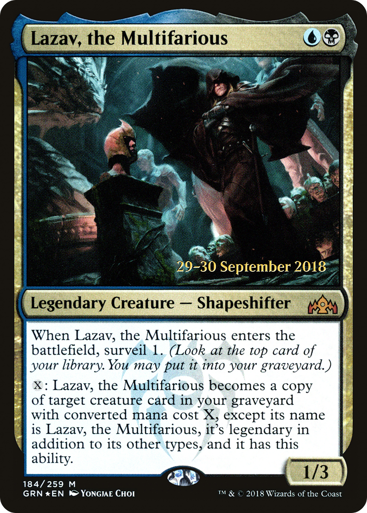 Lazav, the Multifarious (PRE-184S) - Guilds of Ravnica Promos Foil