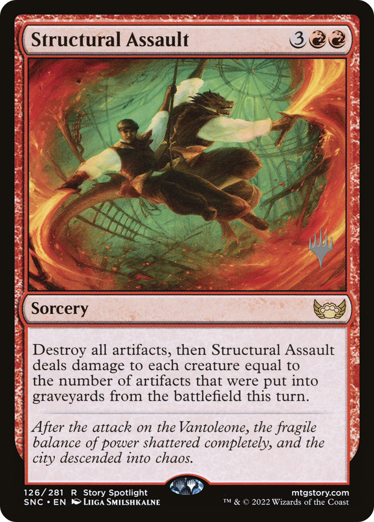 Structural Assault (PPSNC-126P) - Streets of New Capenna Promos Foil