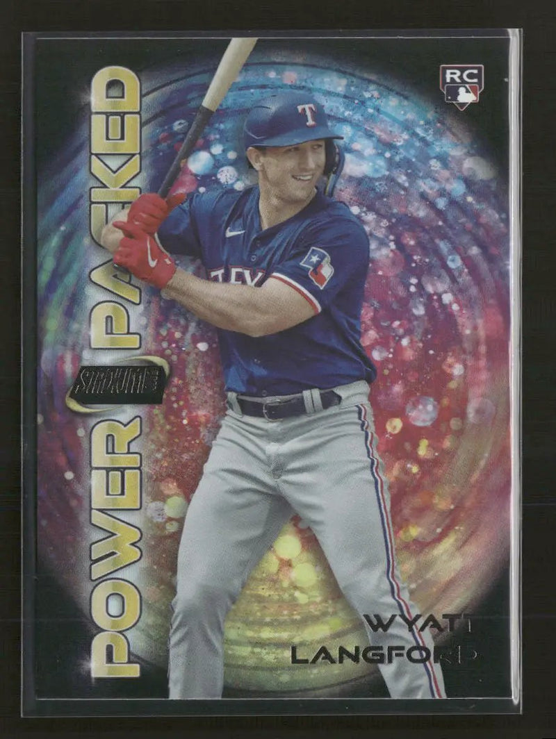 2024 Stadium Club Power Packed Black Wyatt Langford #/99 #PP-29