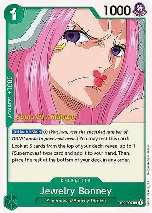 Jewelry Bonney (ST02-007) - Super Pre-Release Starter Deck 2: Worst Generation